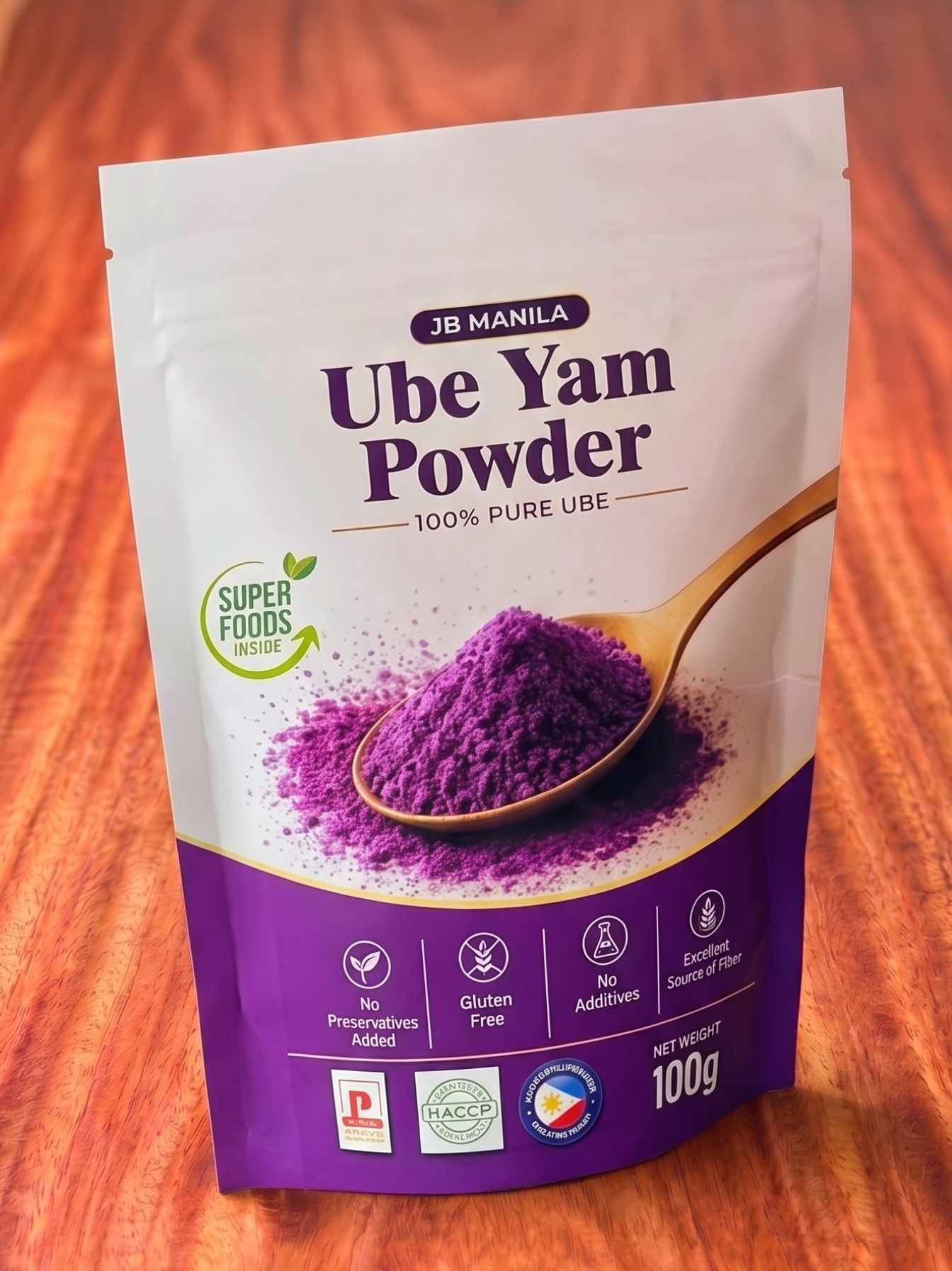 JB Manila Ube Yam Powder pack shot